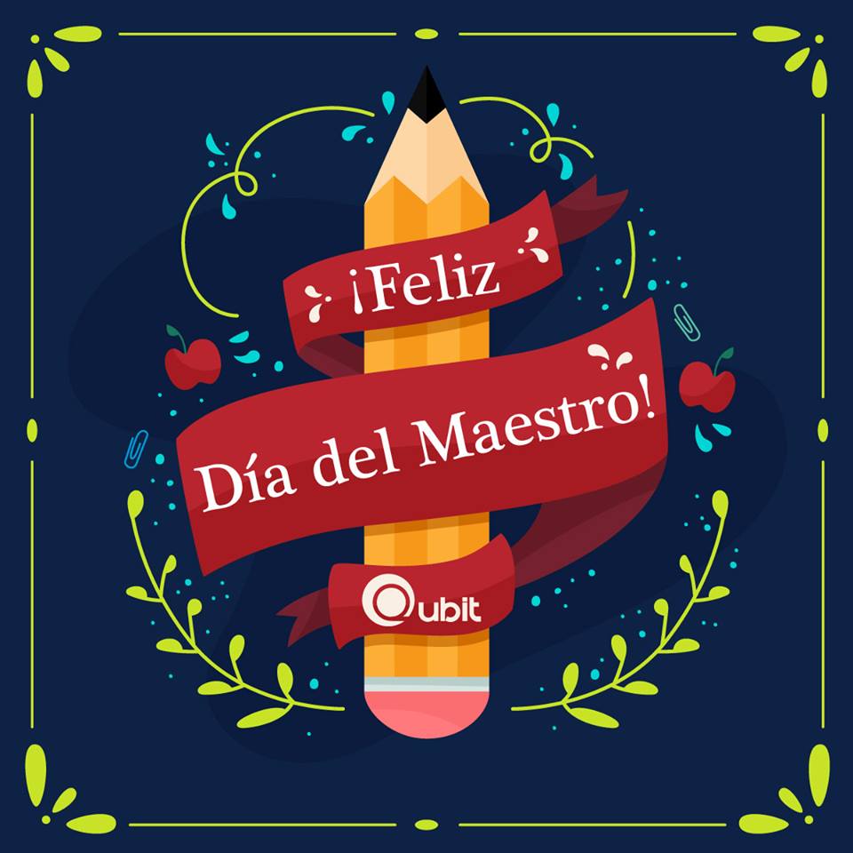 QubitWorks's tweet photo. Gracias a todos esos grandes maestros que nos han regalado el tesoro más grande que existe y nadie nos puede quitar, el conocimiento. 
¡Feliz #DíadelMaestro! https://t.co/JLn9wJDCp5