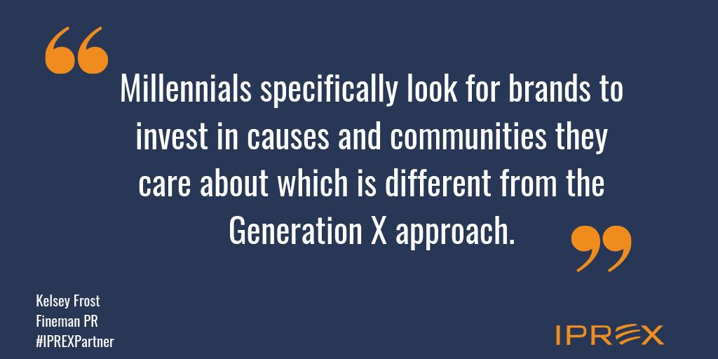 #Millennials' buying power is constantly increasing. Building #brandloyalty with them is about 1 thing - #CauseMarketing. See how the latest statistics should play into your #business objectives and #marketing goals from #IPREXpartner <a href="/FinemanPR/">Fineman PR</a> bit.ly/2WciWRv