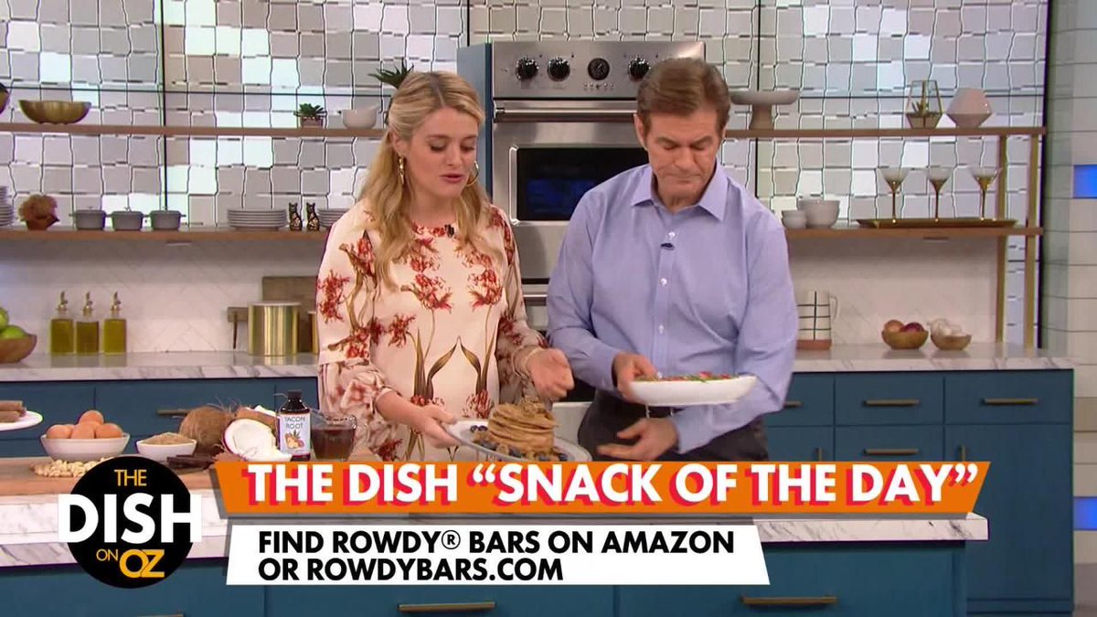#ICYMI on The <a href="/DrOz/">Dr. Mehmet Oz</a>  Show! Check out @TheDishOnOz “Snack of The Day” to learn more about <a href="/RowdyPrebiotics/">RowdyPrebioticFoods</a>! 

buff.ly/2HkgLCV