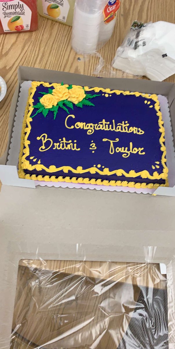 cmsramsPE's tweet photo. A big thanks to Mrs. Joyner for our cake. @CMS_Brefka and I are done with the BT program. 😀 https://t.co/XTLvKgszt5