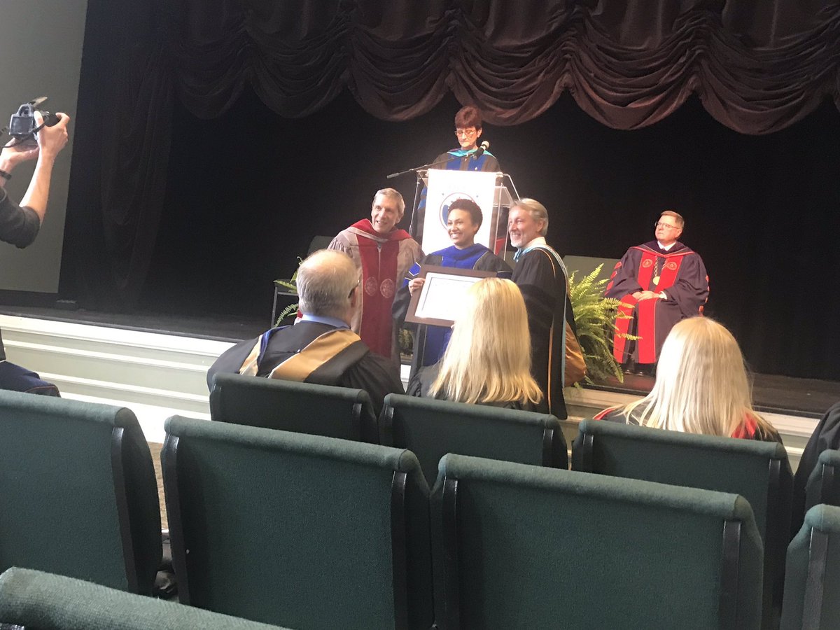 thelanecollege's tweet photo. Congratulations Dr. Deborah Rogers on her graduation yesterday as a 2019 Pressnell Fellow.
Thank you Dr. Stewart for sharing.
#LaneCollege #TICUA #WeAreLane #HBCUs https://t.co/FMHF4McAro