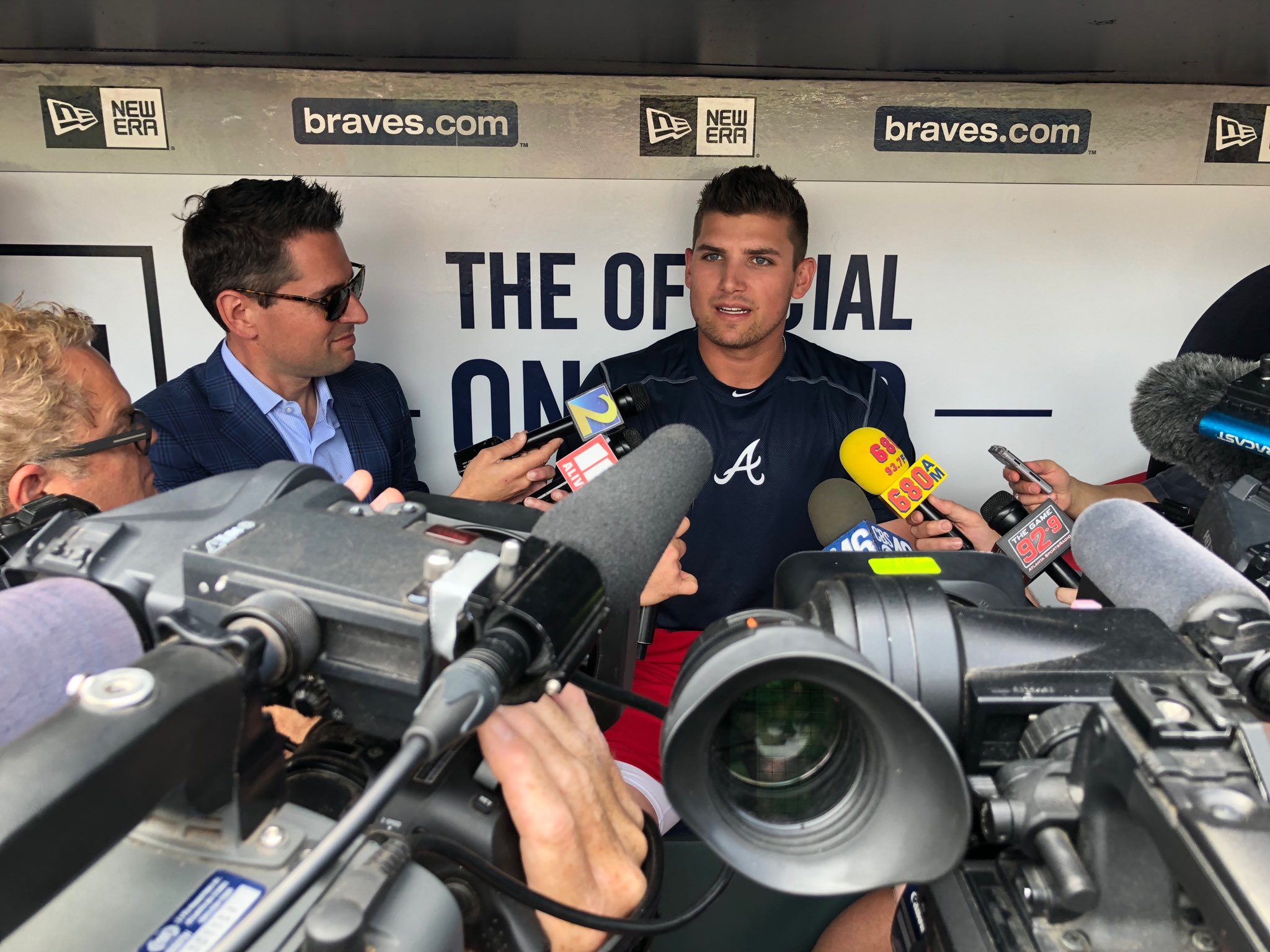 Zach Klein on X: 22-year-old Austin Riley will make his MLB debut