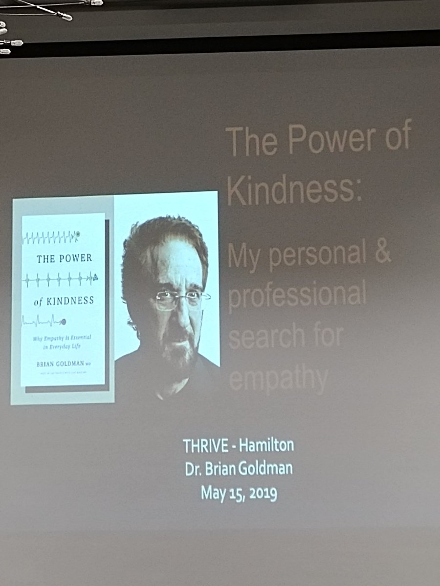 ProbioticDr's tweet photo. Thank you Dr Brian Goldman @NightShiftMD for sharing your personal experiences today. Your talk was inspirational @cbcwhitecoat #KindnessMatters #burnout #thrivehamilton https://t.co/qzee0dHZYf