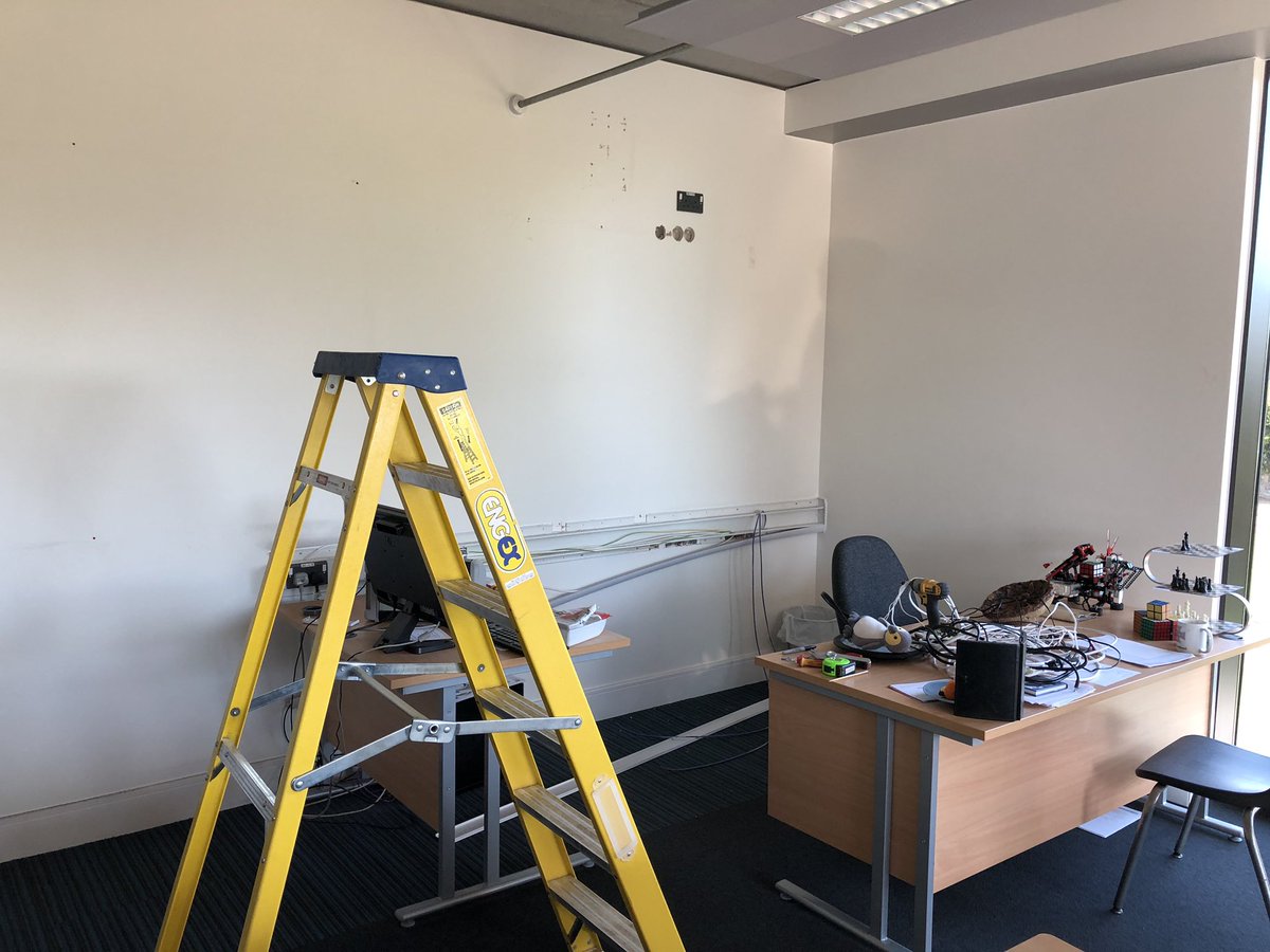 Maths room upgrade. Goodbye Smartboard hello 4K television and Microsoft Surface