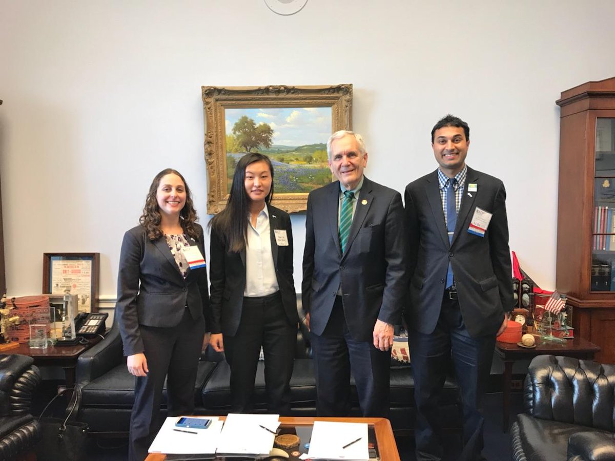 Thanks <a href="/RepLloydDoggett/">Lloyd Doggett</a> for meeting with us today discuss how to improve healthcare in America! <a href="/Texas_ACP/">Texas Chapter ACP</a> #ACPLD #accesstocare #gunviolence #womenshealth #CostofCare #physicianshortage #ThisIsOurLane