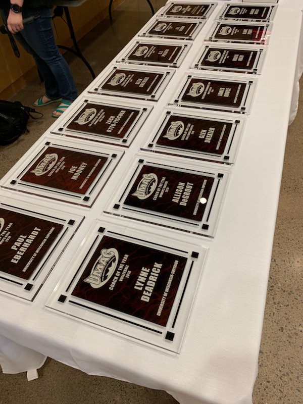 uwsathletics's tweet photo. Yellowjacket Athletics celebrated all the successes of 2018-19 at its honors banquet this week. https://t.co/RpSG47VVZI  #WeAreSuperior https://t.co/JILAZYYote