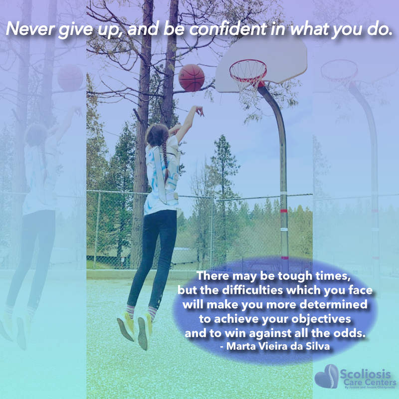 ScoliosisCC's tweet photo. Just because you have scoliosis, doesn't mean the scoliosis has you. Never give up. Keep putting one foot in front of the other. Stay strong, stay positive, and remember you are a scoliosis warrior.
https://t.co/gKLaYyVCKo
#scolistrong
#scoliosis
#scoliosiswarrior
#neversayquit https://t.co/7BCRNOp8id
