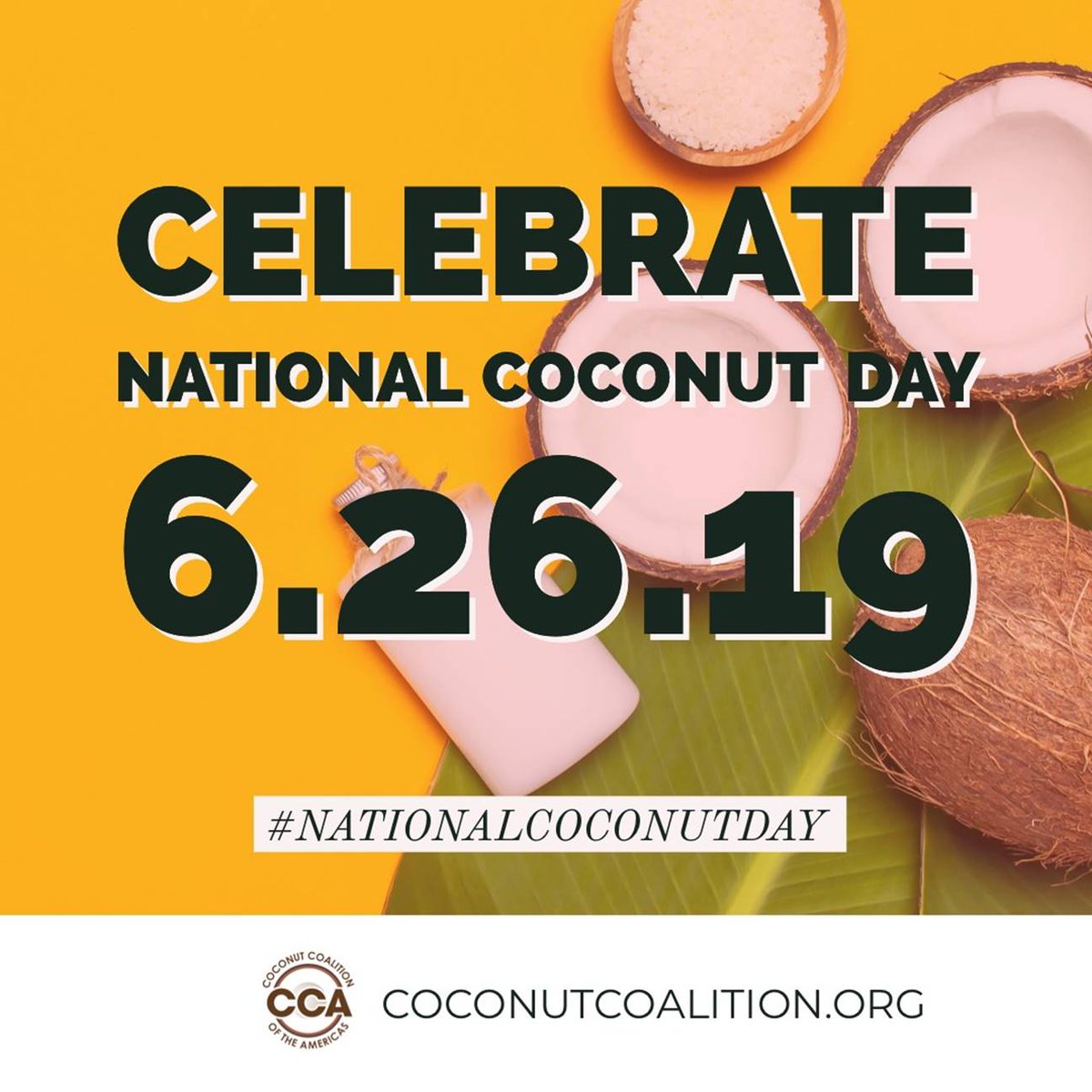 CarringtonFarms's tweet image. Mark your calendars, National Coconut Day is just around the corner on June 26th! #NationalCoconutDay