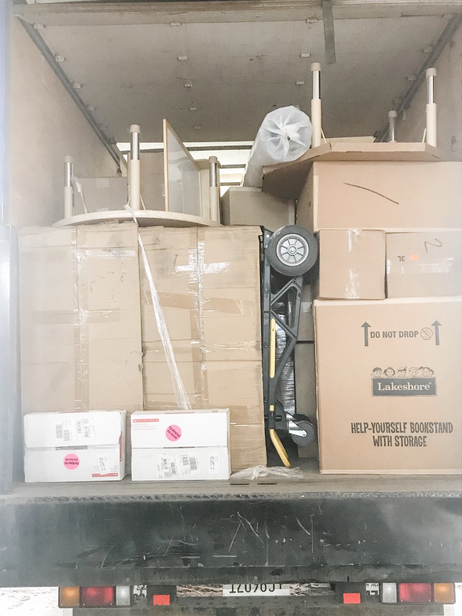 The truck’s loaded and we’re ready to help get these literacy kits from <a href="/laundrycares/">LaundryCares Foundation</a> and <a href="/2SmallToFail/">Too Small to Fail</a> into their new homes in Chicago laundromats.