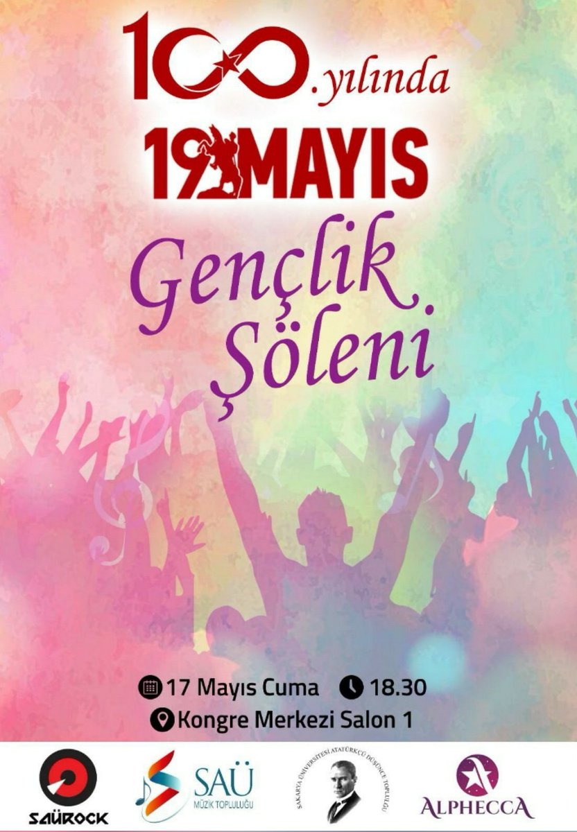 🎶 Gençler! Hazır mısınız? 🎶

100. yılında 19 mayısı hep birlikte kutluyoruz 🔥

17 mayıs Cuma akşamı Kongre merkezinde düzenlenecek olan etkinlikte bizde varız.
Hepinizi bekliyoruz 🇹🇷