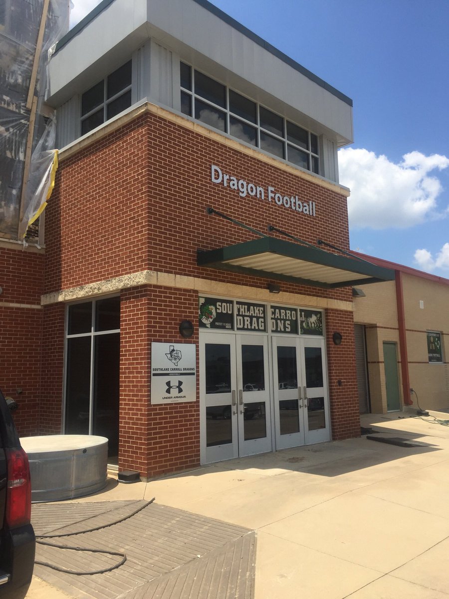 OBUCoachGower's tweet photo. Wonderful visit with Coach Dodge at Southlake Carroll!  Great things with the Dragons! https://t.co/QSoOdYlyUW