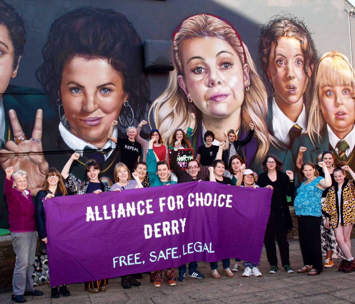 shannonrmp's tweet photo. So sorry to the wee English fella, we just didn't have room for him in our wee photo 🙏👐 😉
MARCH FOR MARRIAGE EQUALITY THIS SATURDAY BELFAST 🌈
7TH SEPTEMBER RALLY FOR CHOICE BELFAST ✊
#northisnext #derrygirls #upabra #derrygirlsforchoice https://t.co/RfZSxaeovr
