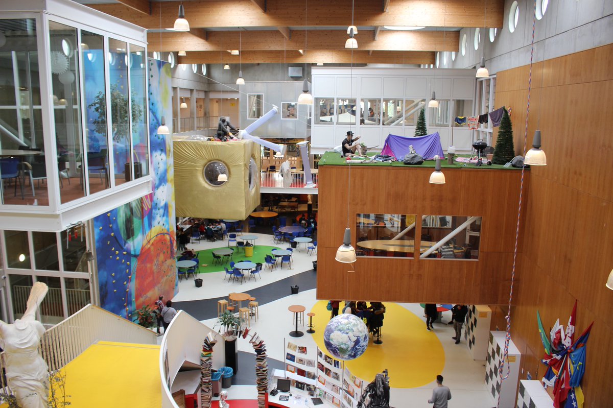 LeneJensbyLange's tweet photo. Is this a school? Hear @RobHouben share the inspiring story of Agora @ our Learning Spaces Live Event in Copenhagen on 23 May. Still a few 50£ tickets left-> A4LE@autens.dk. Incl 3 study visits: Sydhavnen, @CISDK &amp; Peder Lykke on May 24. #skolchatt #edchat #edspaces #ukedchat #rt https://t.co/U66d9NKGdk