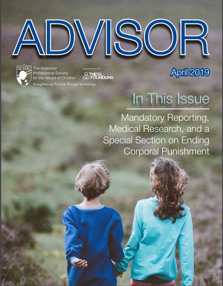 At the request of the Executive Committee of the National Initiative to End #CorporalPunishment, APSAC is pleased to make the latest issue of the APSAC Advisor available to members and non-members alike! Read the full issue at bit.ly/APSACAdvisor311