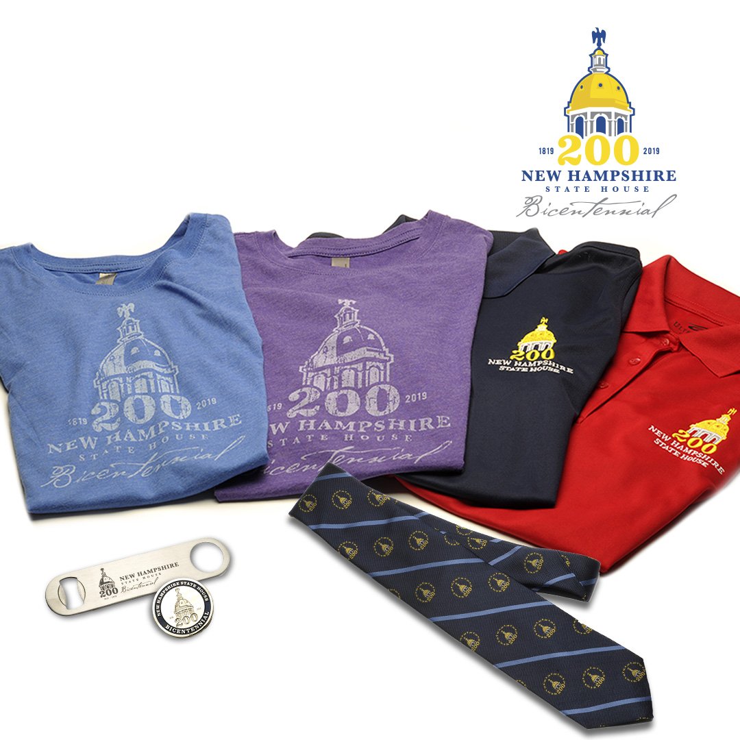 Want some memorabilia to celebrate the State House’s 200th birthday? We have a variety of merchandise available for purchase at the Visitors’ Center inside the State House. Stop by and grab yours today and gear up for Bicentennial week!