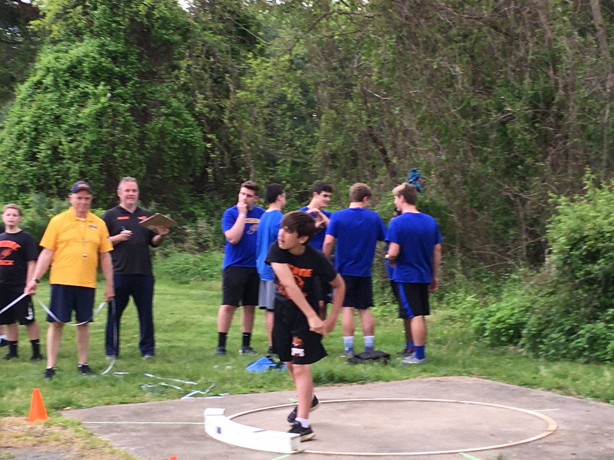 Spring Track shot put <a href="/thorne_ms/">Thorne Middle School</a>  vs <a href="/BayshoreMiddle/">BayshoreMiddleSchool</a> #StrongMen