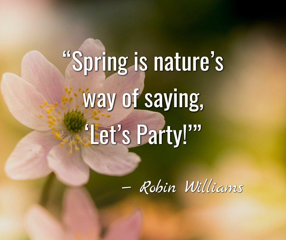 HealthyWayNJ's tweet image. Well said, Mr. Williams. #SpringQuotes