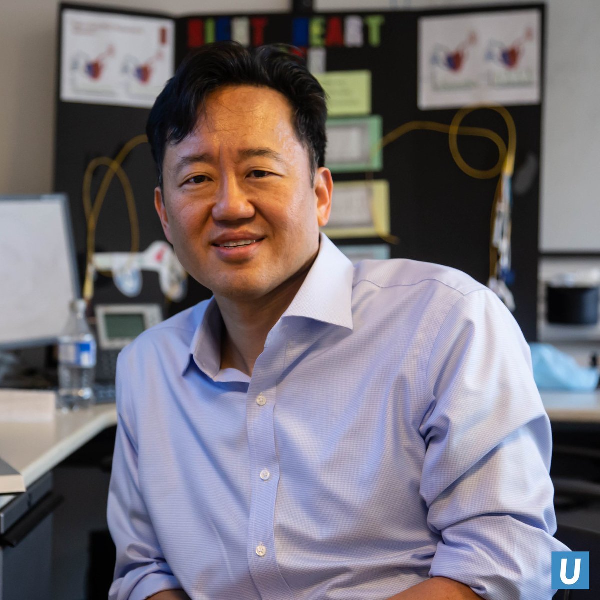 UCLAHealth's tweet photo. “The Heart Failure Symposium is for physicians, allied, personnel, and anyone who finds themselves interacting or involved with advanced #heartfailure patients,” says Dr. Murray Kwon. Read more. ➨ https://t.co/P2HovUvlRW #HospitalWeek #UCLAHeart https://t.co/9mUxDCyrHg