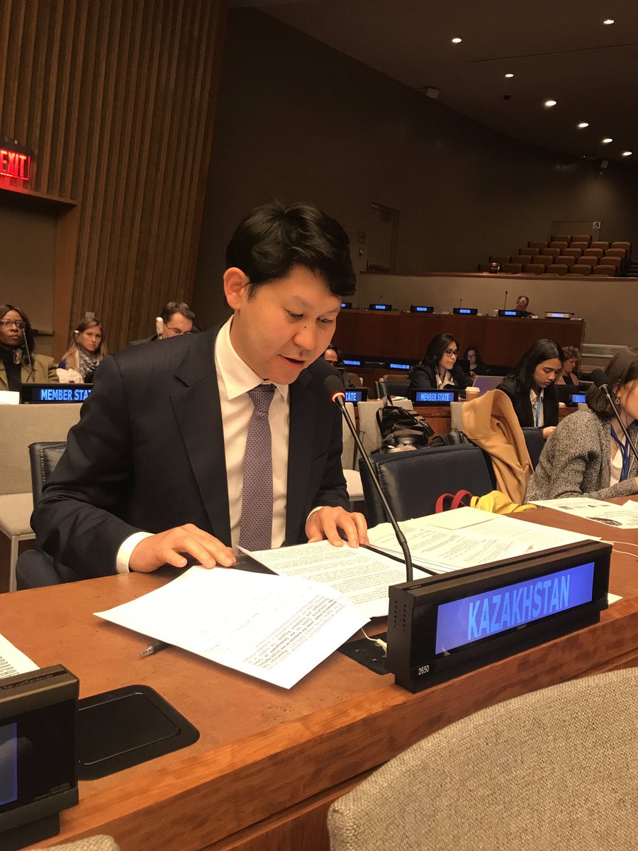 temenov's tweet photo. Thought-provoking and useful discussion on #SDG13 at the 4th UN #STI Forum for the #SDG. Shared experience of #Kazakhstan on creating the International Center for Green Technologies and Investment Projects #IGTIC as one of legacies of Astana Expo-2017. #STIforum2019 #Tech4SDGs https://t.co/2LkDZrPYwx