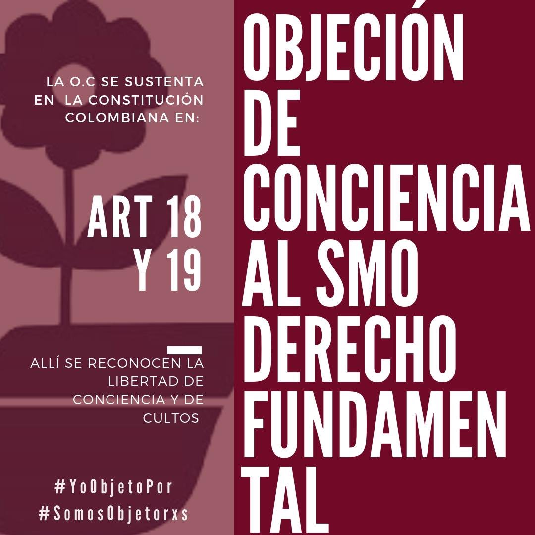 CVinculos's tweet photo. Las mujeres también objetamos al servicio militar, nos unimos solidariamente en defensa de la vida y la paz. #YoObjetoPor que ¡No parimos hijxs para la guerra! https://t.co/aCSw88rW55