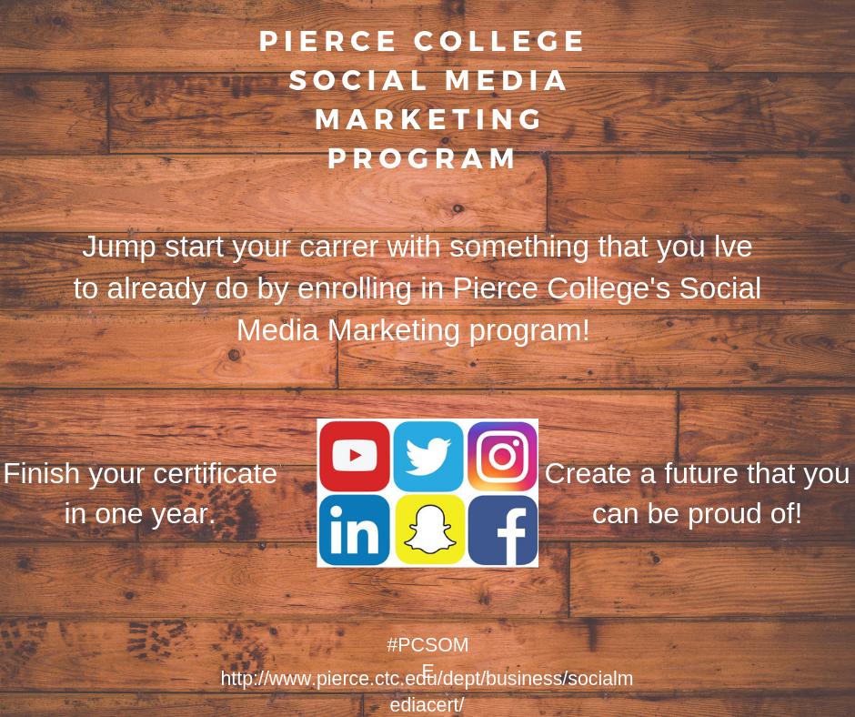 Are you looking to get into a career that you can excel and advance in? Pierce College can help you obtain your certificate in about a year! 
The classes have personally helped me move my career in the direction that I wanted to go.
#PCSome
pierce.ctc.edu/dept/business/…