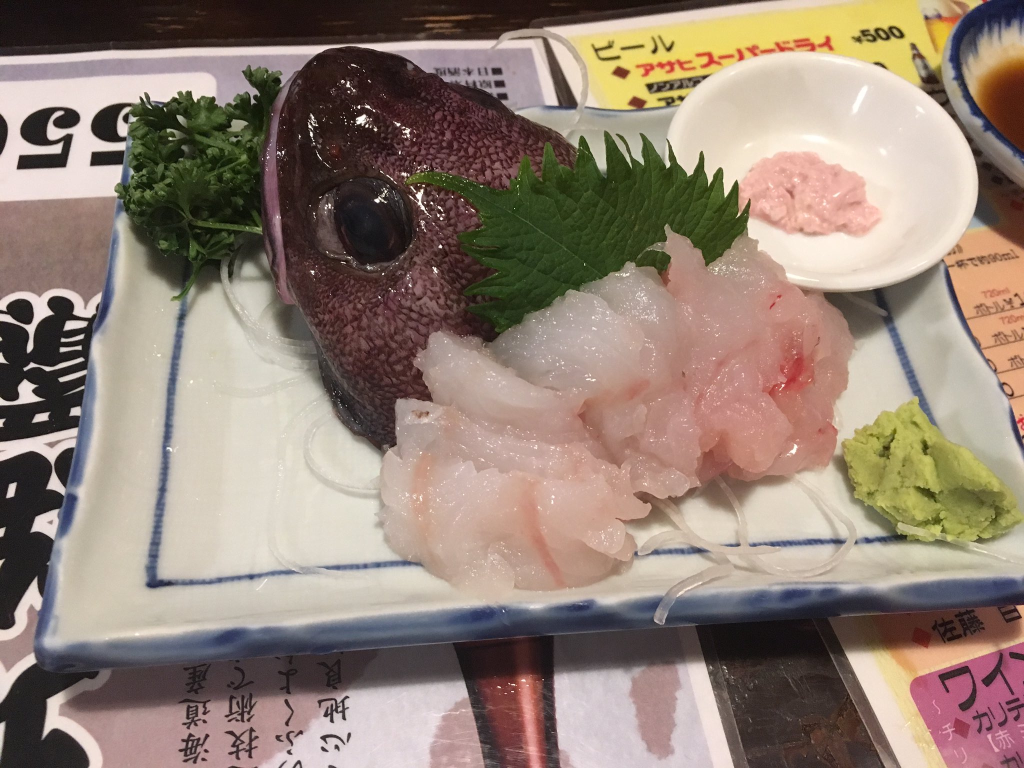 もりさとchan Staff 公式 昨晩は 函館ふさやにて 人生初ほっけの刺身 ドンコの刺身 カジカの刺身 ふさや 函館 ドンコ刺身 カジカ刺身 ホッケ刺身 T Co Jgyv0h0yfu Twitter
