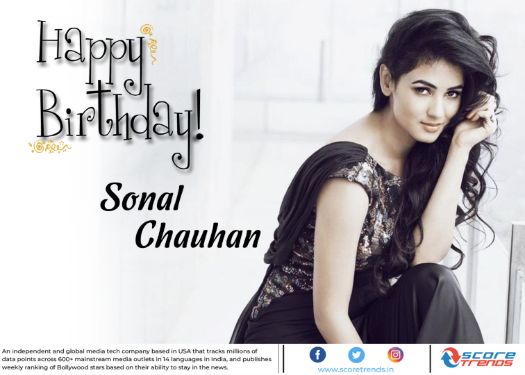 Score Trends wishes Sonal Chauhan a Happy Birthday!! 