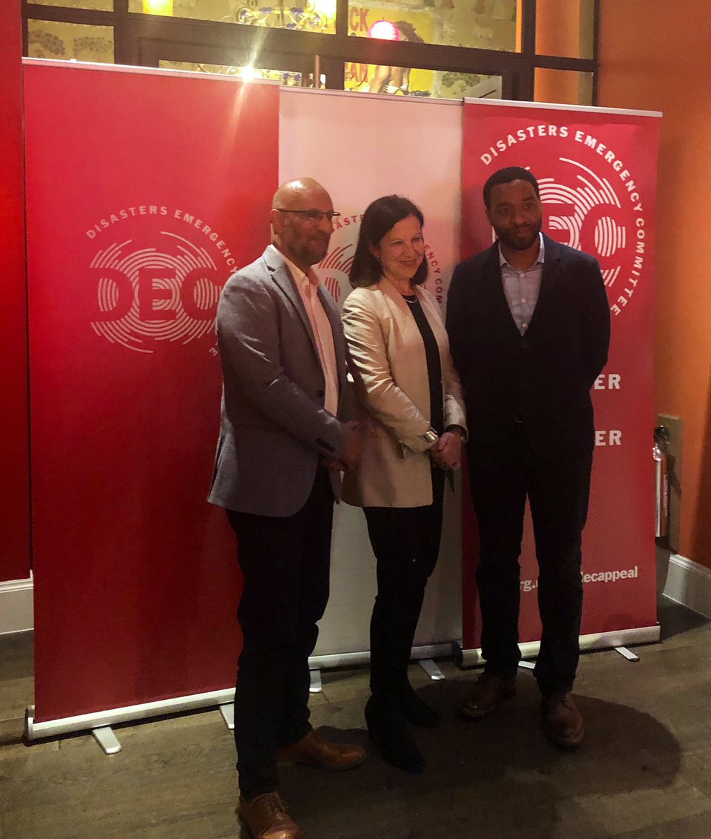 RowleyGresswell's tweet photo. Safe to say that @EmmaHLCox and I had a fantastic evening with @decappeal watching The Boy Who Harnessed the Wind and raising much needed funds for #CycloneIdai. #PwCProud that @pwcfoundationuk @PwC_UK have supported this campaign. https://t.co/nIL9RNSxLu