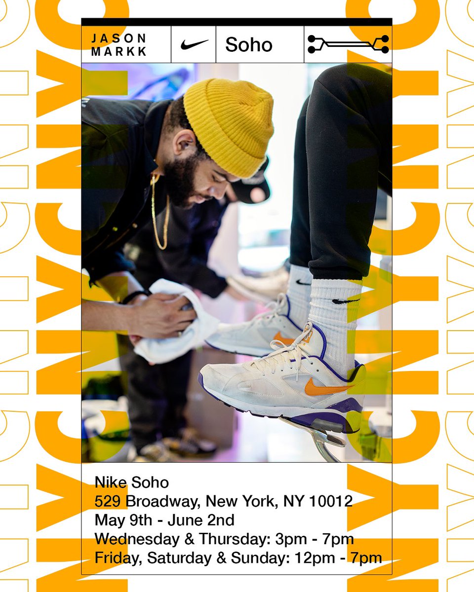 Jason Markk at Nike Soho! @NikeNYC 