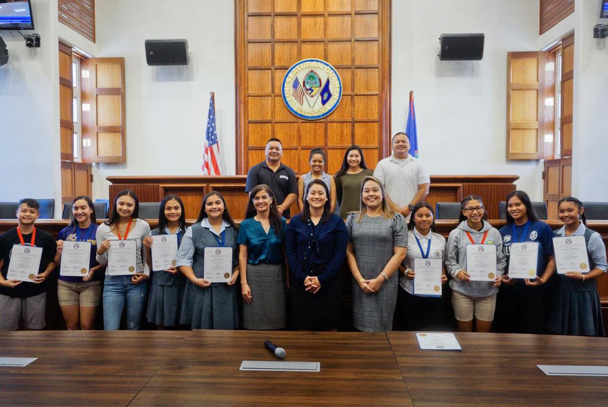 guam_high's tweet photo. The high school All Island Softball team were recognized by the Guam Legislature.the All Island Softball team were recognized by the Guam Legislature. We see you Panther. https://t.co/GOb28wOHt2