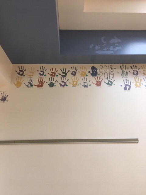CloverRidgeElem's tweet photo. The tradition continues! #Handprints #LeaveUrMark #TeamCRE https://t.co/Y1JRbFdSW5