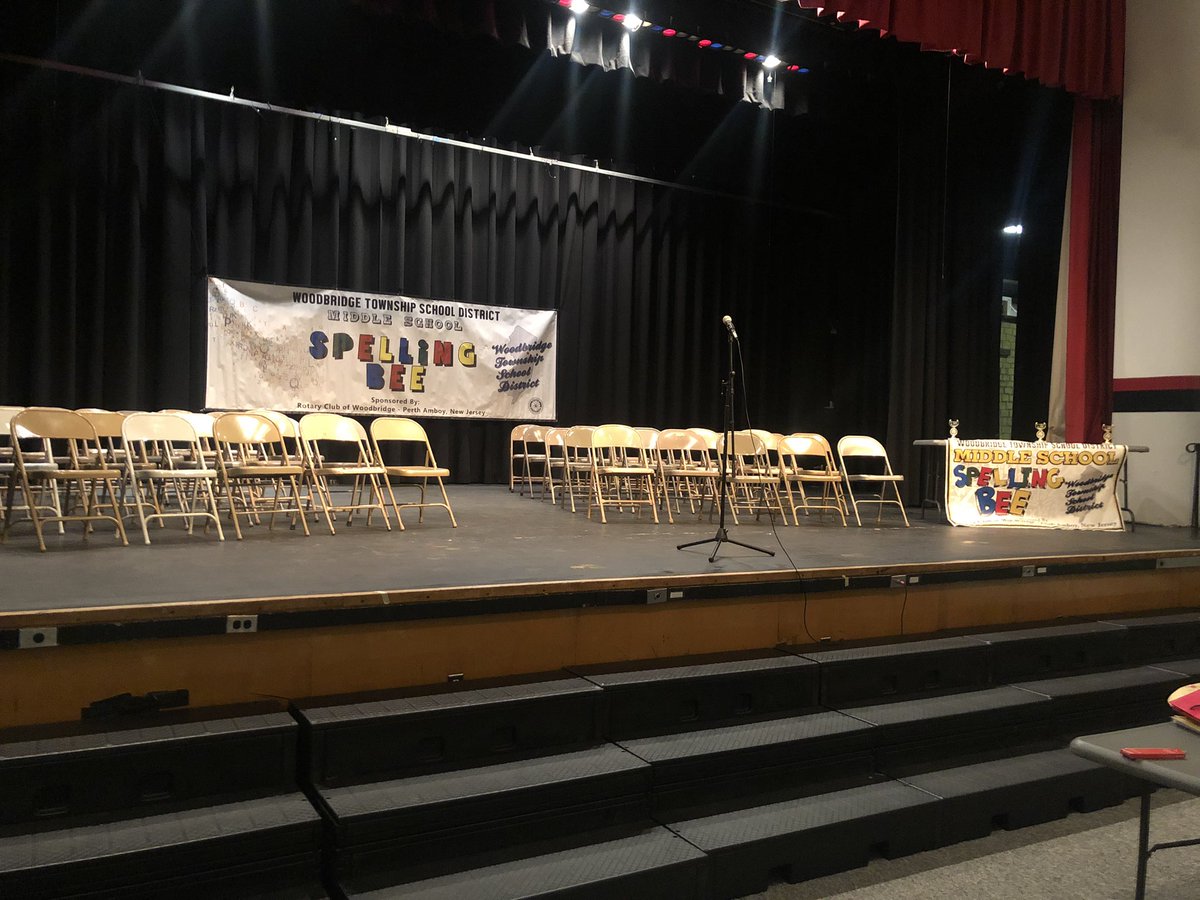 WTSD Middle School Spelling Bee underway!! Off to a great start! <a href="/ZegaRobert/">Robert Zega, Ed.D.</a> <a href="/WdbgSchools/">Woodbridge Schools</a>
