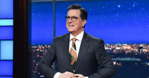 TVGuide's tweet photo. Of course @StephenAtHome took a jab at Lindsey Graham during the #CBSUpfronts https://t.co/FvjwJXAKc2 https://t.co/bi0mGURW0b