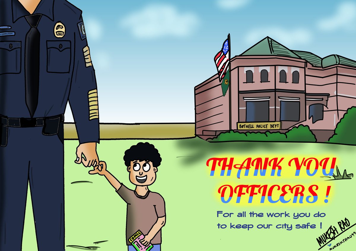 cartoonistrao's tweet photo. @BothellPolice On this occasion of National Police Week , A humble tribute to all the officers from my side.
#Bothellpolice #PoliceWeek19 #thankyou #PoliceWeek2019 #NationalPoliceweek #Salute #Bothell https://t.co/3DEjAQ8tlF