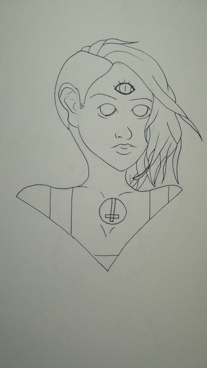 bobbin24_'s tweet photo. Day 28 of my #witchyartchallenge #art #drawing #femalecharacter #lineart https://t.co/sPZcbavdRQ