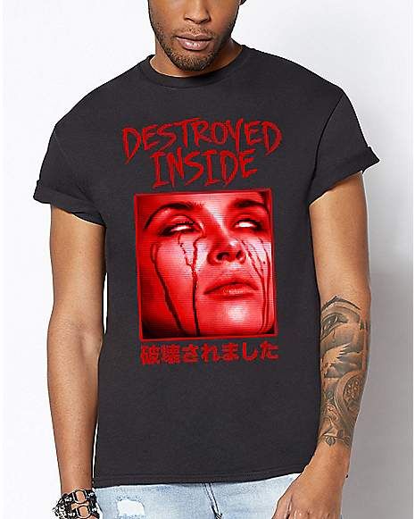 HORRORPRODUCTS's tweet photo. Destroyed Inside T Shirt

Want to add a little bit of gore to your look? This Destroyed Inside t shirt will do the trick! Add some blood to your look and you'll always have people looking your way.

Check it out: https://t.co/pk2u4Bm7f5 https://t.co/B2EIgLydaQ