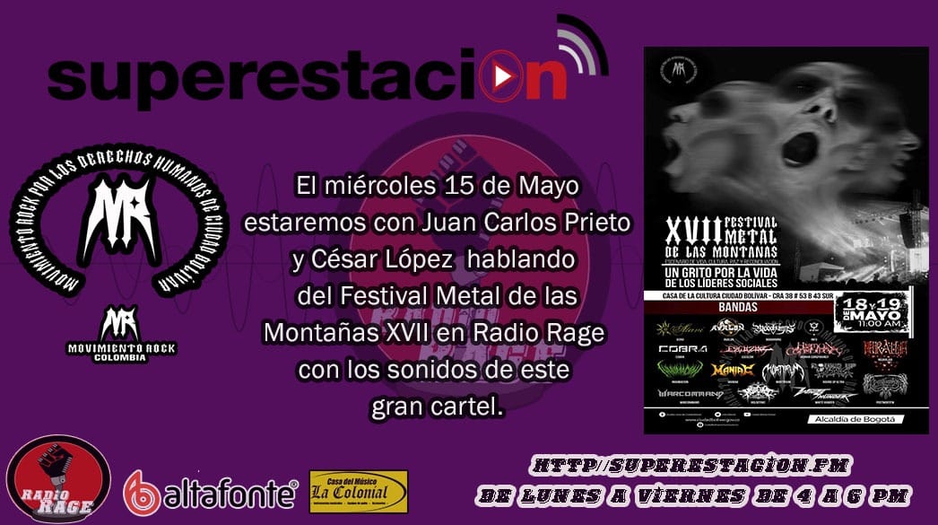 henryrage's tweet photo. Alone de #Atavi en @Radiorageofi de @Superestacion hoy estaremos con @cesayer @MovimientoRock 
hablando de "Festival Metal de las Montañas
https://t.co/mUtFVdStLS https://t.co/ltaU6T0nk7