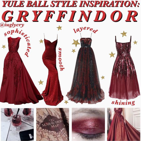 yule ball prom dress