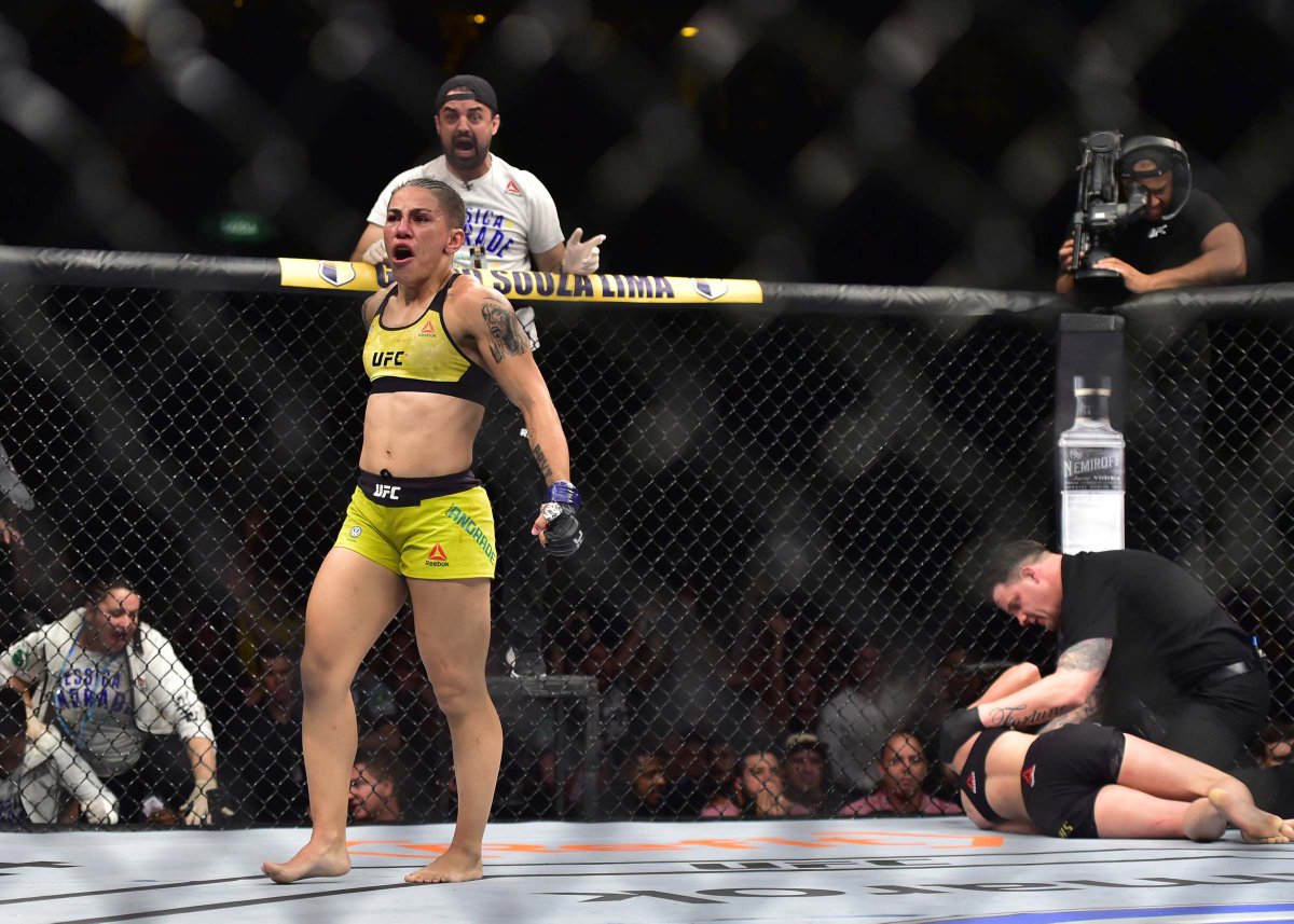 mmamania's tweet image. .@bisping says @jessicammapro #UFC237 win over @rosenamajunas was ‘kind of a fluke’ #UFC #MMA mmamania.com/2019/5/15/1862…