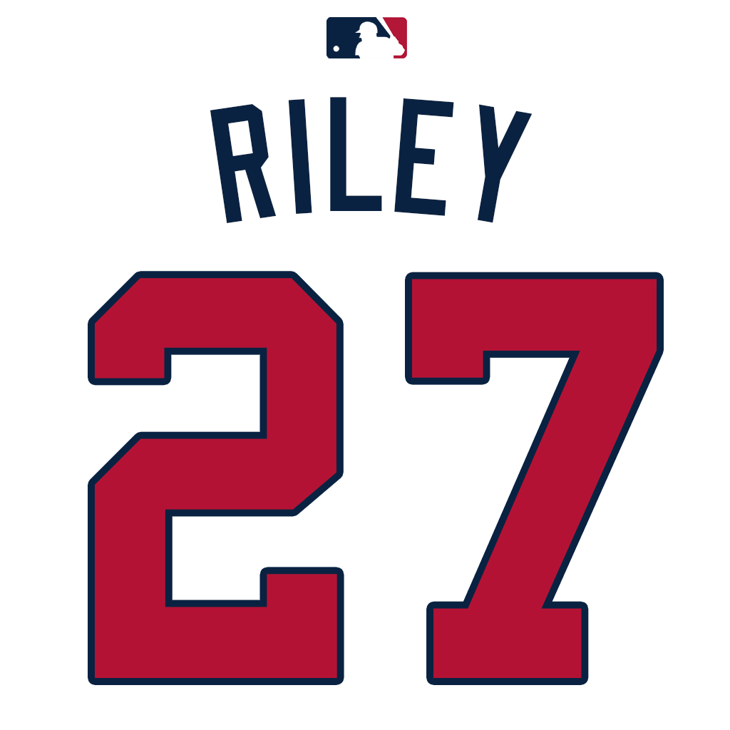MLB Jersey Numbers on X: 3B/OF Austin Riley (@austinriley1308) will wear  number 27. Last worn by INF/OF Ryan Flaherty in 2018. #Braves   / X
