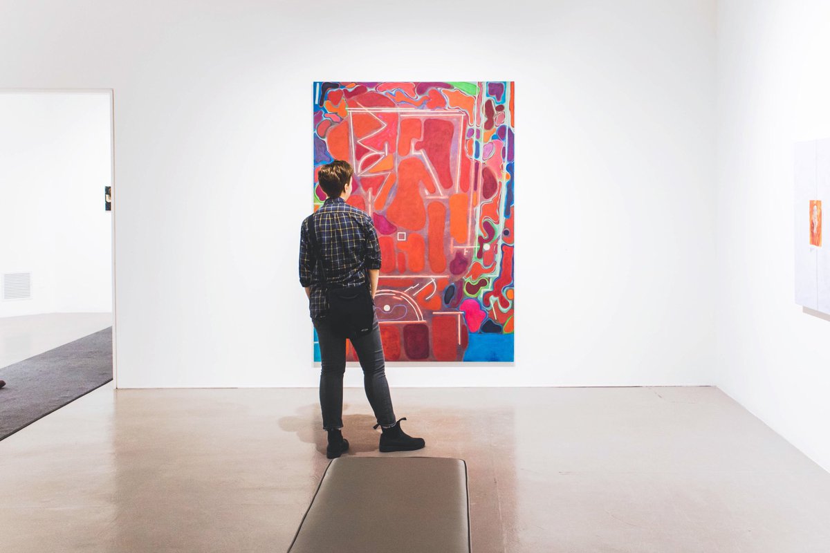 📷A guest observes the work “soft, flabby and factice” by artist Patrick Howlett <a href="/mcintoshgallery/">McIntosh Gallery</a>.
.
For more highlights from the opening reception on May 3rd visit  ↗️ kpodmedia.com 
.
#kpodmedia #ldnont #mcintoshgallery #canadianart <a href="/WesternU/">Western University</a>