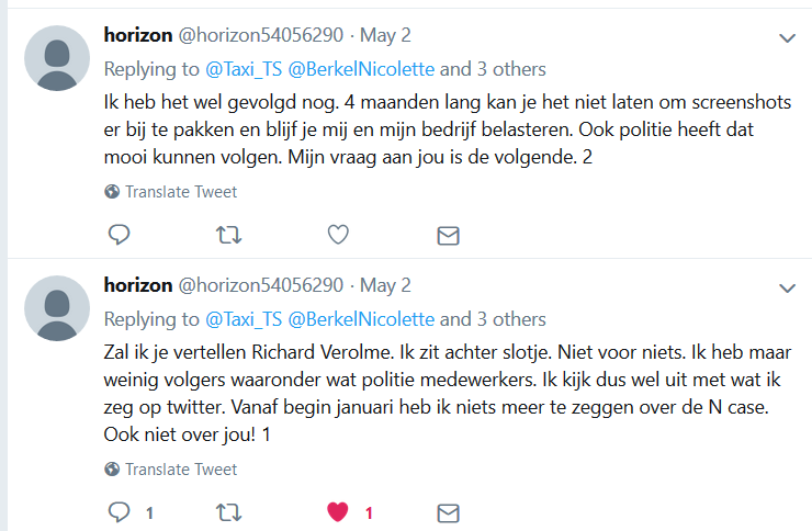 Taxi_TS's tweet photo. @horizon54056290 @BerkelNicolette @Rijkswaterstaat @micheleblom @telegraaf En zitten @polfryslan @Politie_Tersch en @AldertvdSchaaf ook bij deze #politie volgers Jan Leenstra.
Ik kan mij niet voorstellen dat zij het je zullen aanraden je #taxi bedrijf op #terschelling op deze manier neer te zetten.
En maar door blijven gaan met tientallen troll-accounts https://t.co/SHNhF7DePU