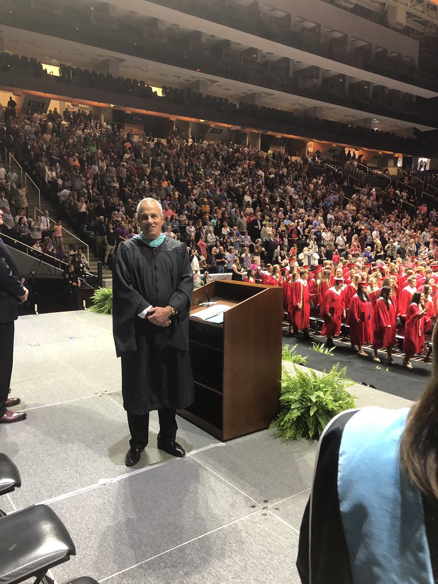 DannyTKCS's tweet photo. Congratulations to the Halls High Class of  2019!  Congratulations to Mark Duff ! The Legend retires after 40 years.  We will miss you leadership. God Bless! https://t.co/tMcmH3V7X4