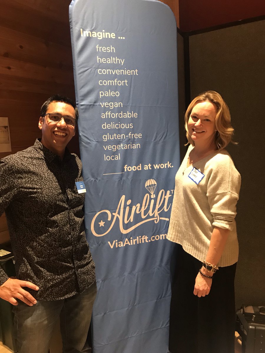 nwangelconf's tweet photo. #seattleangelconference Now pitching: Via Airlift, Inc. Airlift is the most convenient, personalized solution to get locally sourced fresh food, snacks &amp; beverages at work. @ViaAirlift https://t.co/T4iIK5w2Vk https://t.co/kcAmMs1wtW