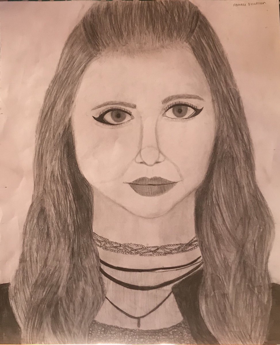 <a href="/TeganMarieMusic/">Tegan Marie</a> so like i drew you for my art project. hope you like it ! #IDKWI #keepitlit #ikhtmabc
