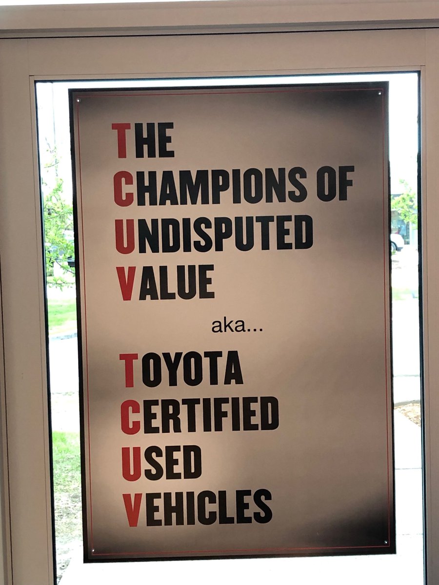 MeganToyotaVT's tweet photo. Come see us for the best selection around!
#tcuv ⁦@HeritageToyota⁩ https://t.co/vgbkB4hHk7