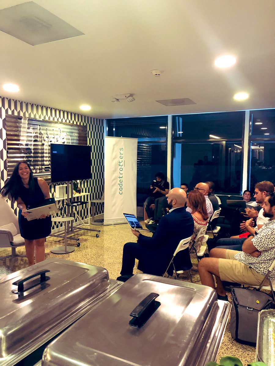 codetrotters's tweet photo. Live demos from our new graduates taking place now! #proud #codetrotters https://t.co/G0VuSoUGBq