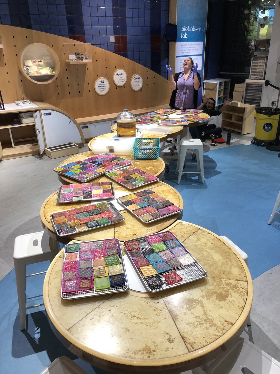 biophilebytes's tweet photo. Oops! @benchadjacent grew TOO much #biomaterial - if that is even possible? 🤷♀️ Muahahah... 👩🔬#MakingWithMicrobes @TheTechMuseum https://t.co/09o5AFBMZ6