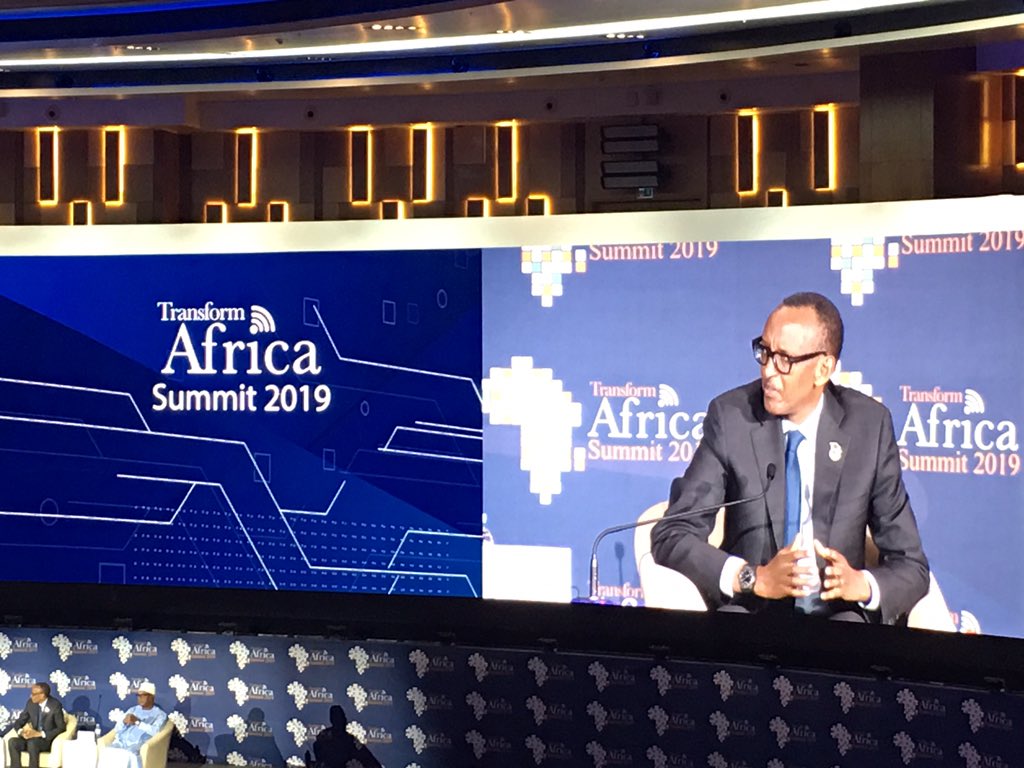Smart Africa Kigali 2019. Gainde 2000 un champion du digital à Kigali. His excellency P. Kagame