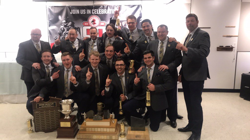 2019 Newmont Goldcorp Musselwhite Mine .Ontario Mine Rescue Red Lake District Champion.